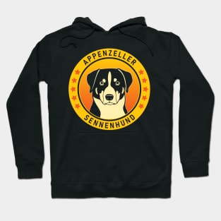 Appenzeller Sennenhund Dog Portrait Hoodie